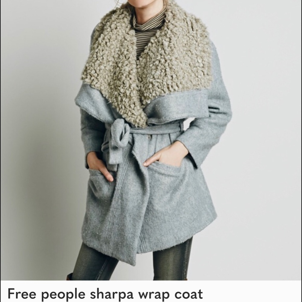 Free people Sharps Wrap Coat SEEKING